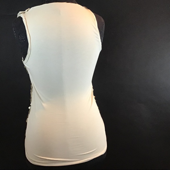 New York & Company Sleeveless sequin knit Top - Picture 3 of 5